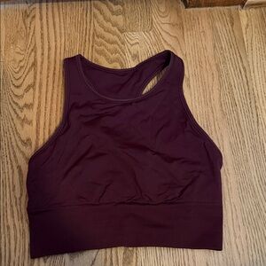 Lululemon Burgundy Bra Tank